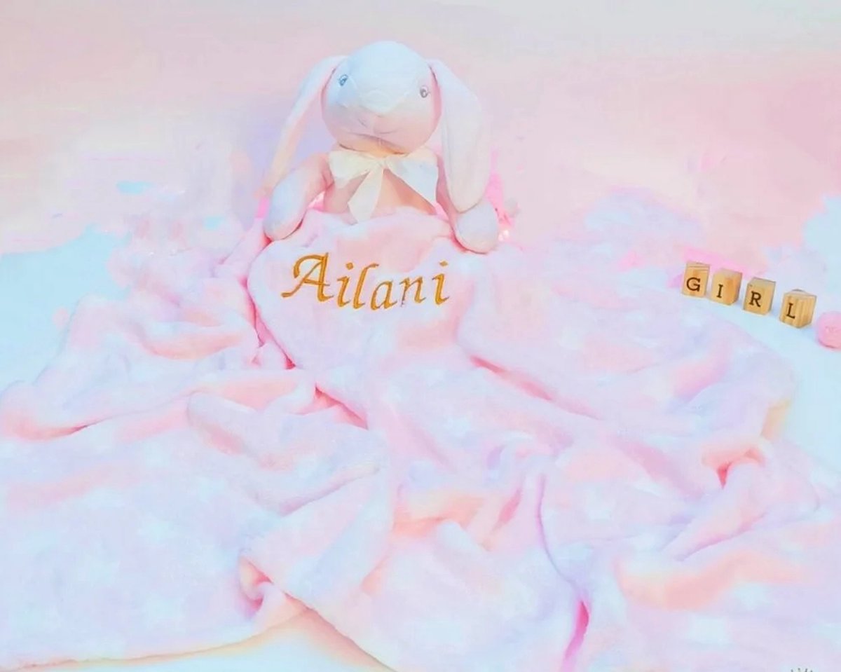 Kraamcadeau voor meisje 8 stuks - Hawsaz.nl cadeau - Babyknuffel - Slabbetje - Kraamcadeau - Gepersonaliseerd cadeau - Babydeken - Babygeschenksets - Geboortecadeau - Babyverzorging - Babyset - Zwitsal - Babypakket - Tweeling