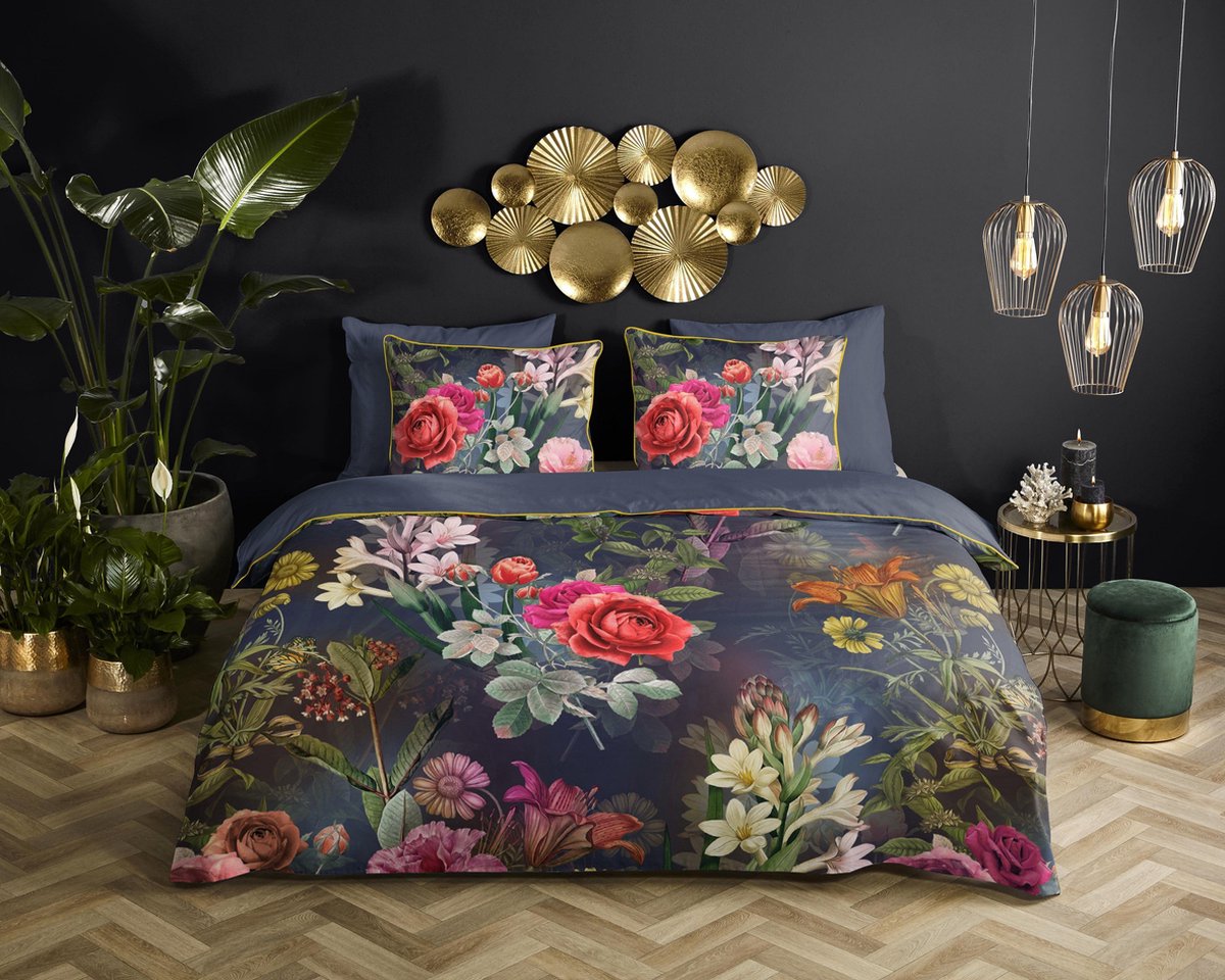 Premium Organic Cotton/Satin Double Duvet Cover Brandy Multi | 200x200/220 | Luxurious And Comfortable | High-Quality