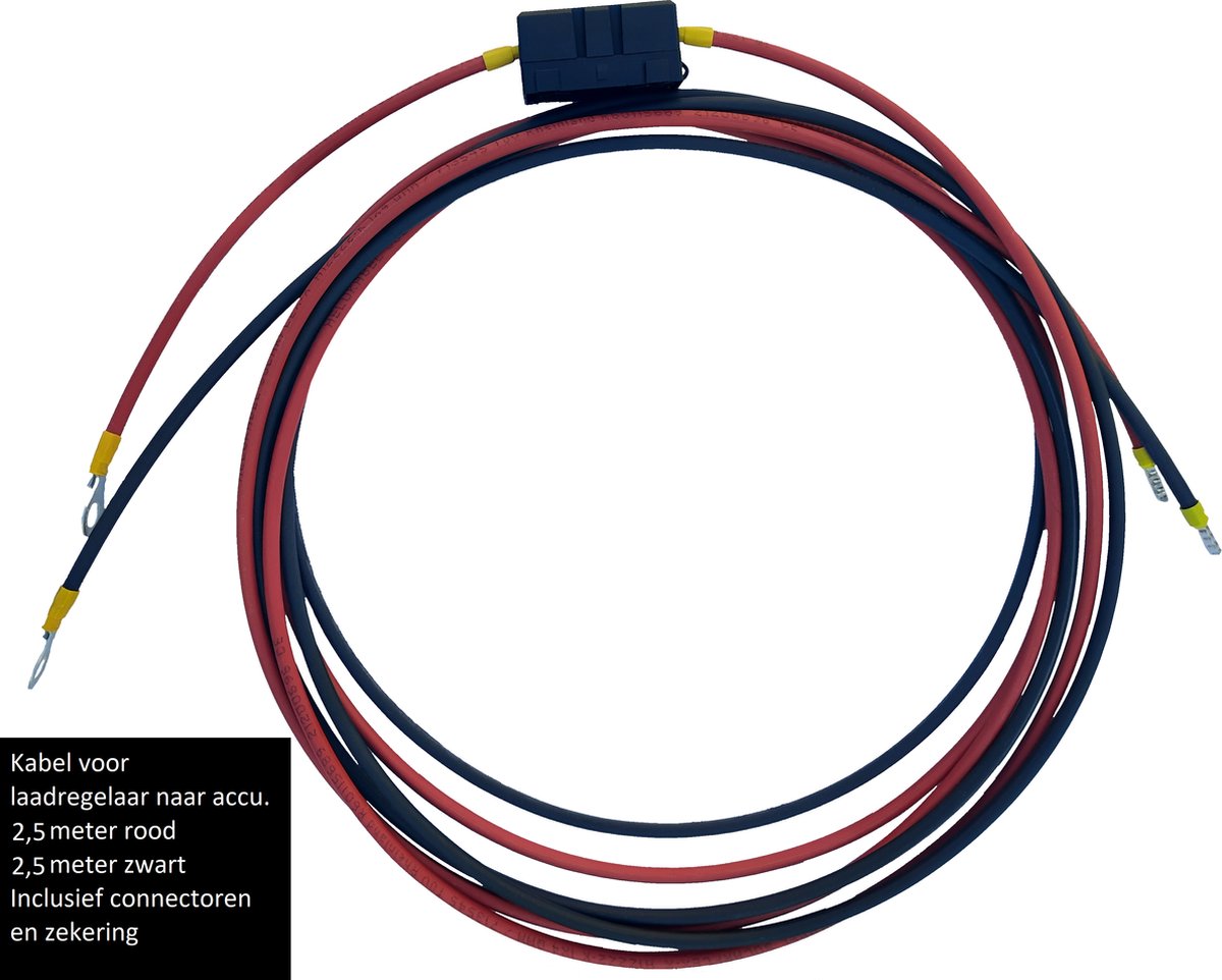 Set Flexibel Zonnepaneel 100Wp 12V Caravan, Camper, Boot, Tent of Tuinhuisje - Victron Energy BlueSolar PWM 10A LCD&USB laadregelaar - Zonnepaneel Compleet Pakket - Dakdoorvoer - Plug-Play set schematische tekening en handleiding-Monokristallijn