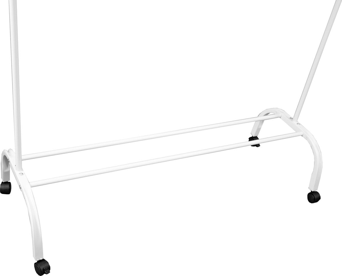 LG Life’s Green Kledingrek - Dressboy – Wit – Metaal – Garderoberek met ophanghaken – H144xB110xD40 cm