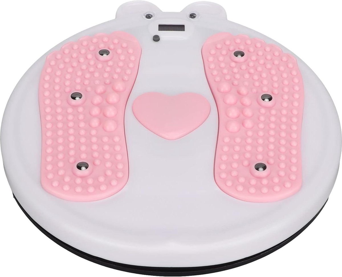 Elektronische Taille Twister met 6 Magneten - Fitness Twister Board voor Body Sculpting Oefeningen met Focus op Taille en Buikspieren - Balance Board voor Armen, Heupen en Dijen