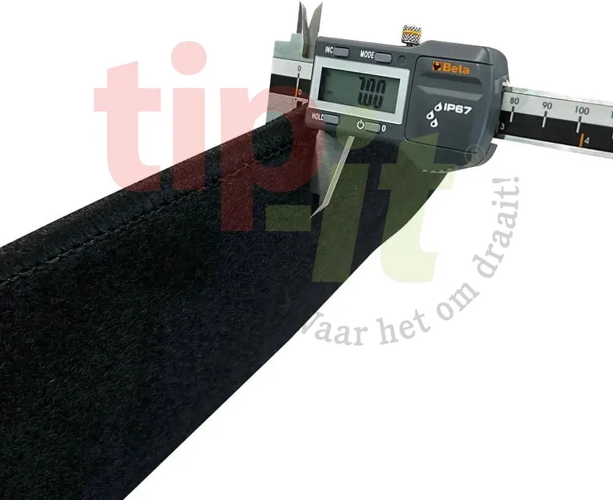 Tip-it - Automatten VW Transporter T5/T6 2003 - 2022 - Perfecte pasvorm - Doorlopende voormat