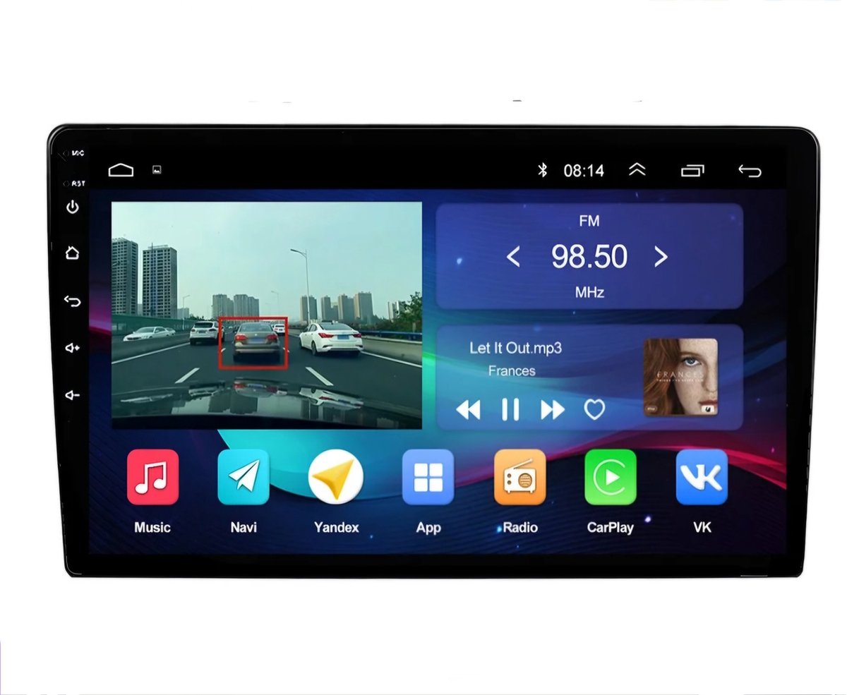 9 inch Android | 2 GB & 32 GB | Carplay & Android Auto | Universele 2din autoradio | Dubbeldin radio | Met ISO stekker | Universeel 2 din 9" radioscherm | Bluetooth, Wifi, dubbeldin |