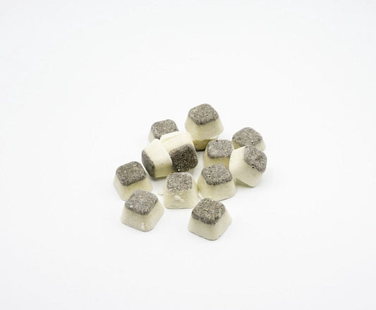 Sheep fat bonbons | 8 bags of 40 pieces | 4x garlic + 4x seaweed | fresh meat dogs