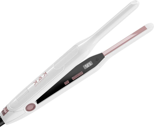 Mini Stijltang Voor Kort Haar 2 in 1 - Glad en Krullend - Instelbare Temperatuur - Keramische Stijltang - Kleine Reizen - Dubbele Spanning - 50 ℃ - 230 ℃