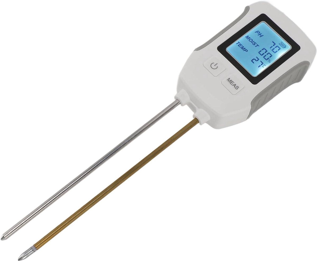Highly Accurate Soil Moisture Meter with Digital Display - Soil Moisture Tester - Dual Probe - Soil PH Meter