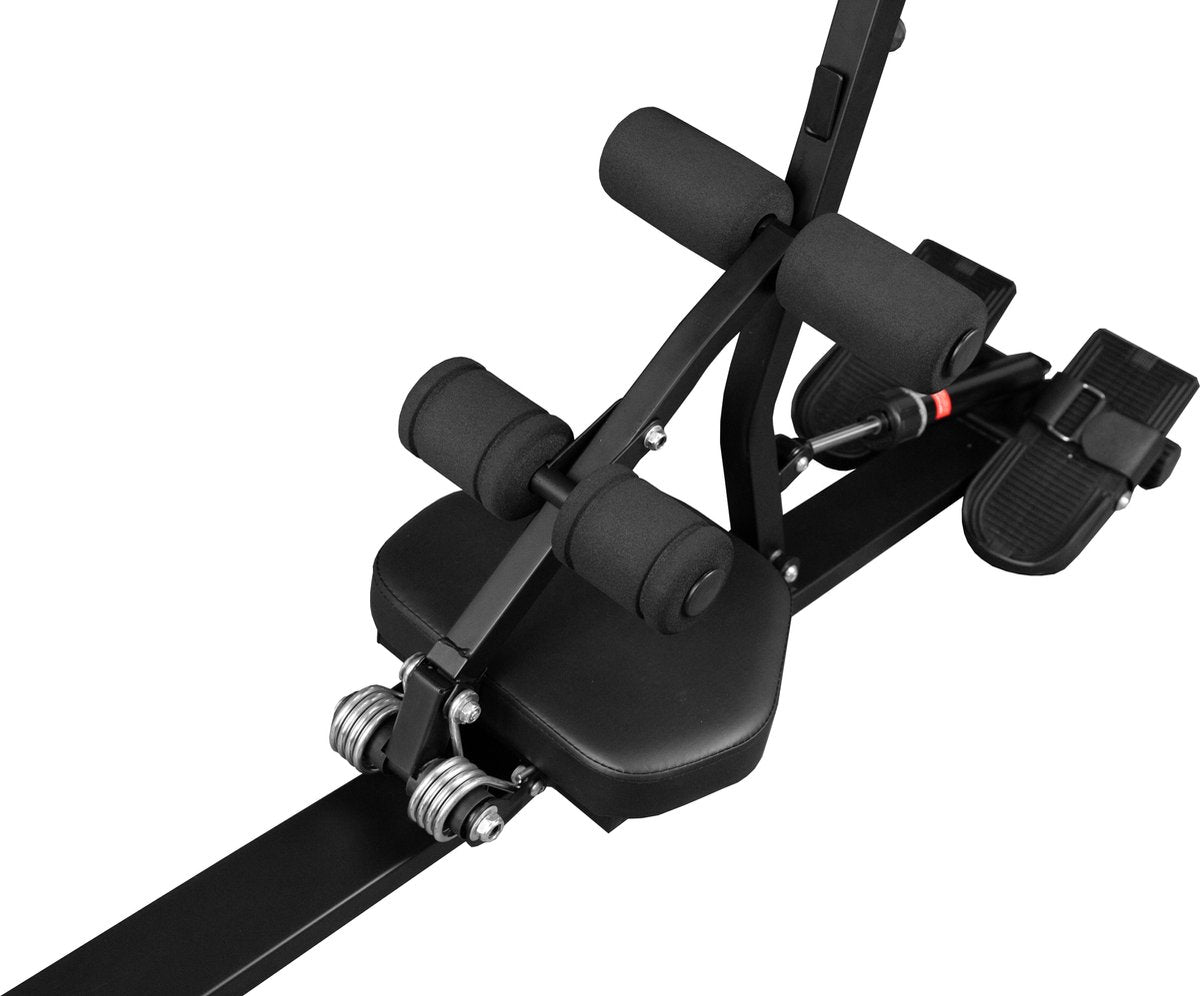 Viper Sports Valkyrie – Roeitrainer – Roeimachine – Hydraulische weerstand – 126 x 46 x 82 cm - Zwart