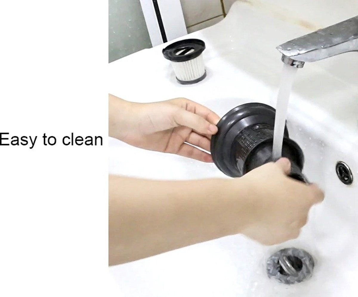 MazrekuHome® Bagless Vacuum Cleaner - Cordless Vacuum Cleaner - Powerful Suction with Dual Motor and LED Lighting