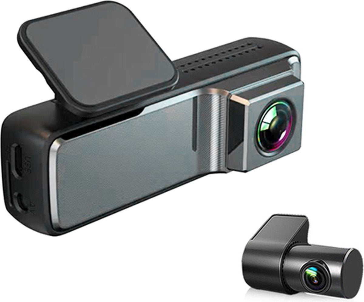 Xcruiser UHD Dual-Channel Autodashcam Camera voor en achter DVR Registratie voor voertuig Black Box