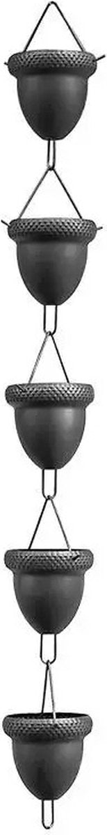 ShopEighty8 - Rain Chain - Metal Chain - Rain Catcher - Gutter Decoration - Balcony Decoration - Waterfall Effect - 1.2 M Long - Metal