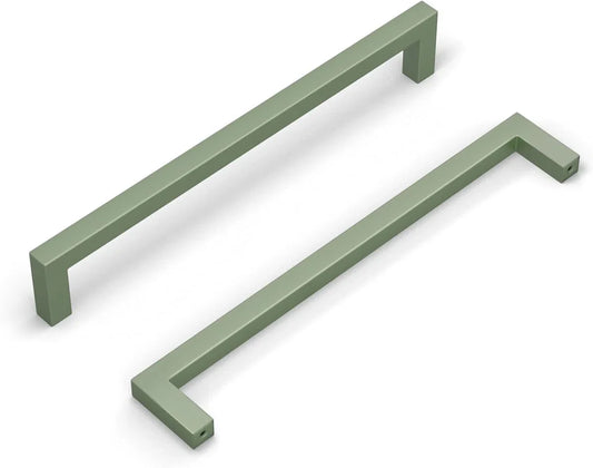 10x Groene kastgrepen, keukengrepen, deurgrepen, 160 mm, keukenkastgrepen, meubelgrepen voor keukenkasten