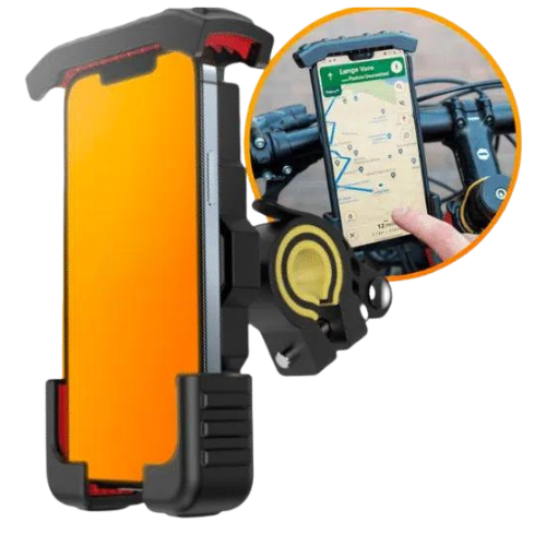 Robuuste Telefoonhouder Fiets Met 360 Graden Rotatie – Ook Voor Scooter En Motor – Gsm Houder – Accessoires