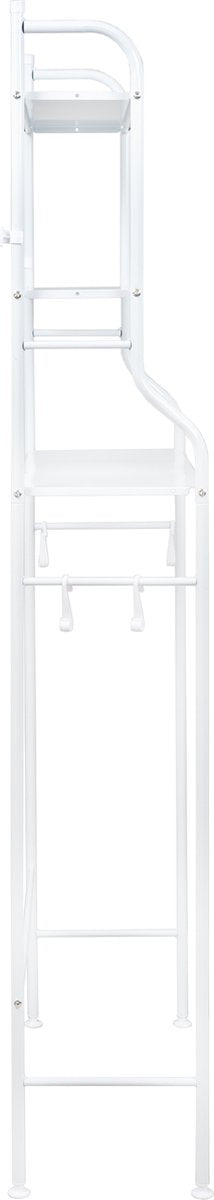 LG Life's Green toiletkast - Ruimtebesparend toilet opbergrek - 152,2 x 24,5 x 64,5 cm - Toiletrek met 3 planken - Stabiele wasmachine ombouw - Wit