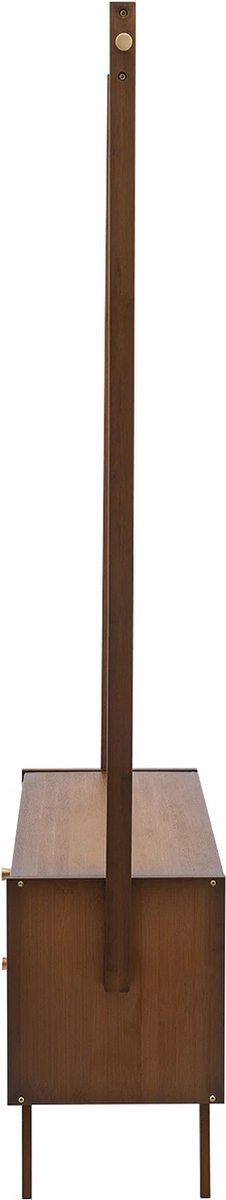 Decotopia - Kapstok - Garderobe - Rek - Met Lades - Kledingrek - Jassenhanger - 70 cm - Bruin