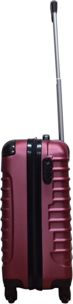 Quadrant 3-delige ABS Kofferset - 2 x handbagage koffer / 1 x grote koffer - Bordeaux