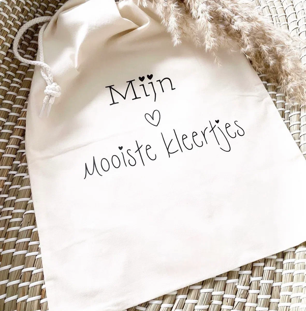 Bewaarzak | Organizer | Set van 6 | Etui | Luiertas | Mommybag | Baby | Opbergtas | Katoen | Naturel | Kraamcadeau