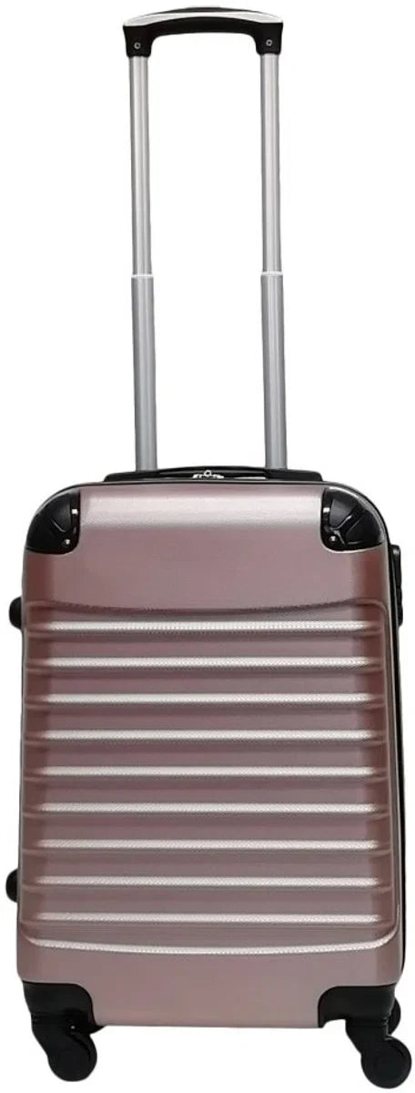 Quadrant 3-delige ABS Kofferset - 2 x handbagage koffer / 1 x grote koffer - Rosé Goud