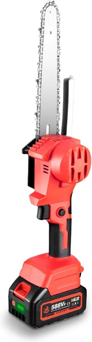 Eszenzics™ Krachtige Telescopische Kettingzaag - Incl. 2x Accu 18V - 4500W - Borstelloos - Verstelbare zaaghoek - Tot 30 cm doorsnee - Snoeien - Zagen