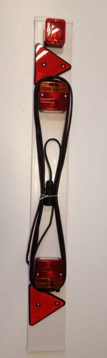 Complete lichtbalk voor aanhanger met 9 meter kabel - 122 cm - 7-polig