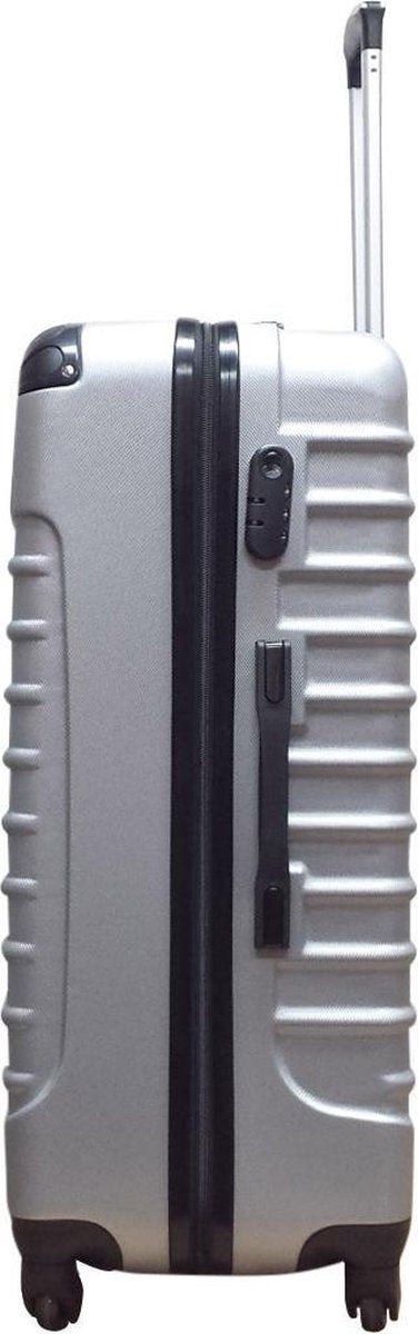 Quadrant 2-delige ABS Kofferset (XL + S) - Zilver