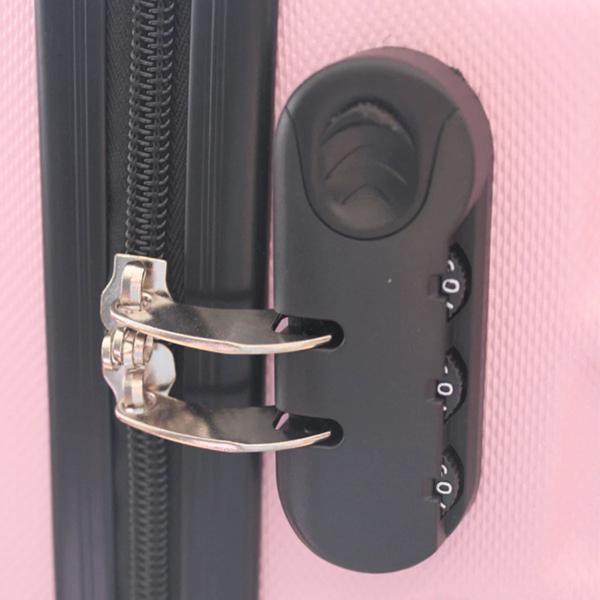 Travelerz kofferset 2-delig ABS groot - met cijferslot - 69 liter - groen – goud