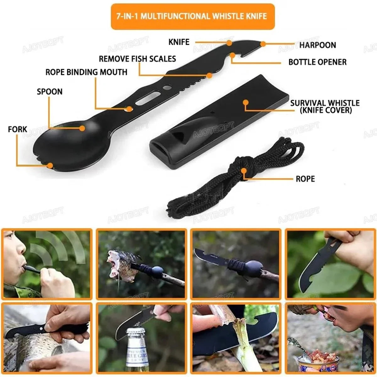 Noodpakket - Survival kit - Overlevingspakket - Outdoor kit - EHBO-kit - Kampeeruitrusting - Survivalset