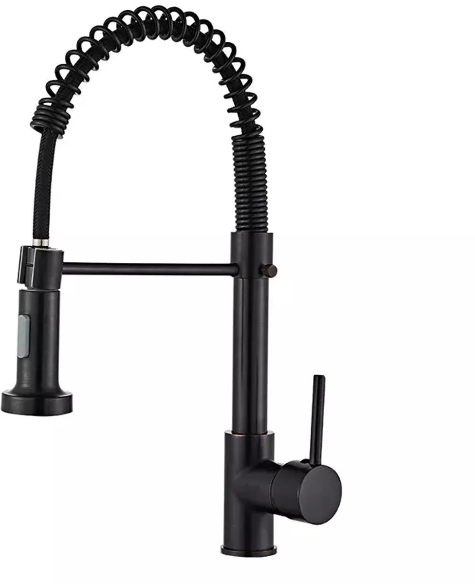 Black Kitchen Tap with Pull-Out Spout | Mixer Tap | Flexible Hose
