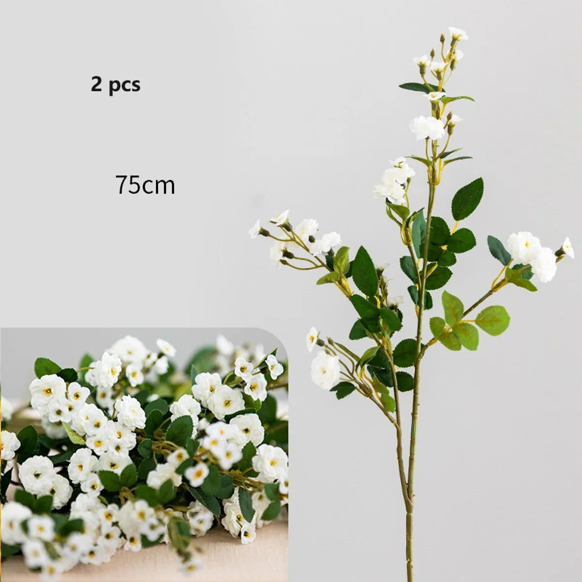 9 Stems - Silk Bouquet Small Rose – 75 cm high – DIY bouquet – DIY – all artificial flowers delivered separately – Spring – multi color – Artificial Flowers - fake flowers - fake flowers - artificial plants
