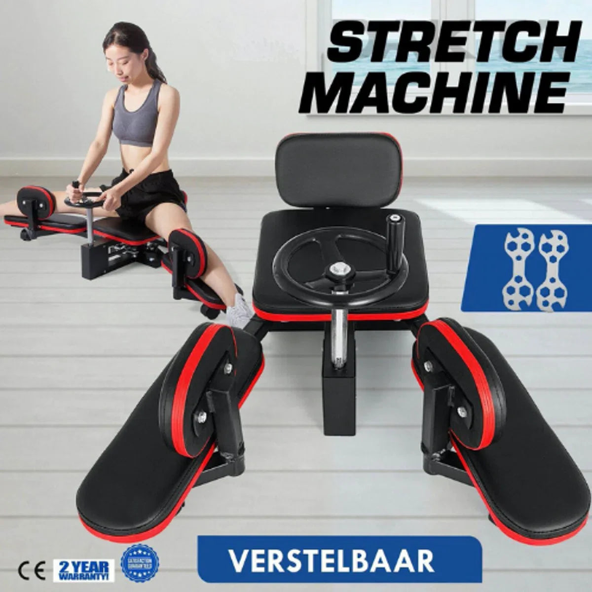 Dakta® Leg Stretcher | Training Bar | Stretch and Flex Machine | Splits | Spagat | Easily Stretch Your Leg