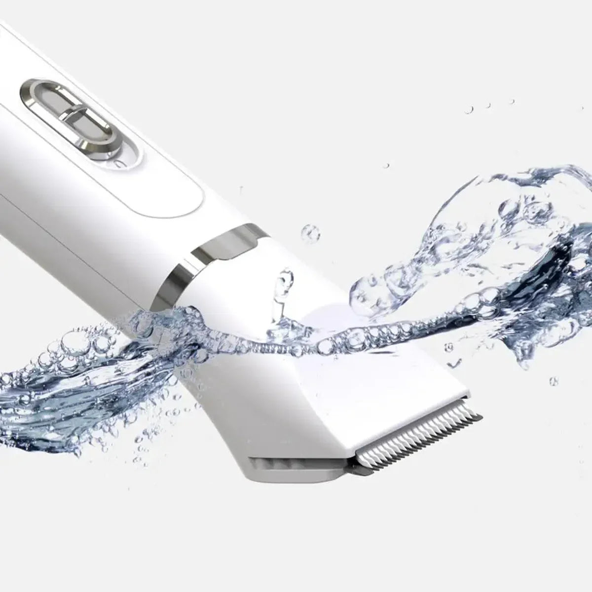 Hair trimmer - Pet hair remover - 3 Pieces Pet Clippers White Small Dog Shaver Ceramic