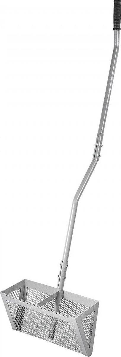 Sand Hark 130x40x25cm Weed Rake Beach Rake Algae Aluminum Stainless Steel Pool Rake Weed Collector Sieve Aquatic Plants Debris Dead Leaves for Cleaning Lake Pond Pool