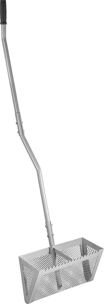 Zand Hark 130x40x25cm Onkruidhark Strand Hark Algen Aluminium Roestvrij Staal Zwembad Hark Onkruidverzamelaar Zeef Waterplanten Puin Dode Bladeren voor Het Schoonmaken Van Meervijver Zwembad