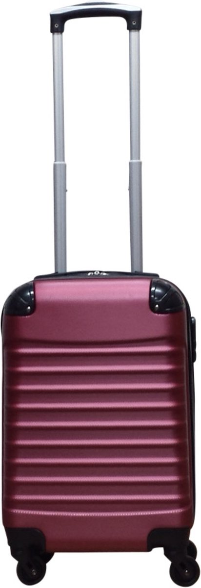 Quadrant 3-delige ABS Kofferset - 2 x handbagage koffer / 1 x grote koffer - Bordeauxrood