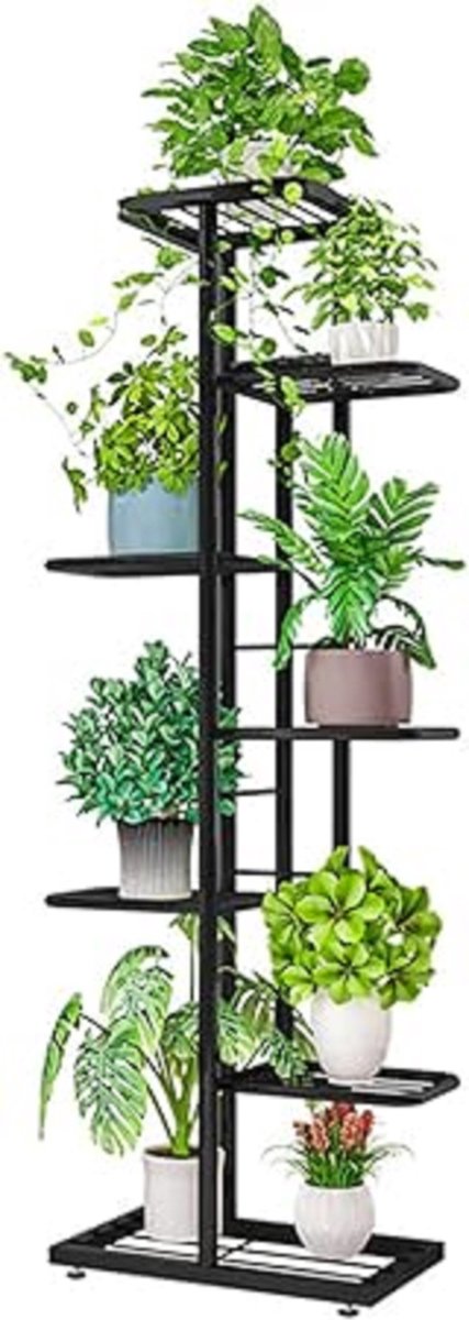 Plantentafel - Plantenstandaard - bloemenstandaard ‎24 x 9 x 64 cm