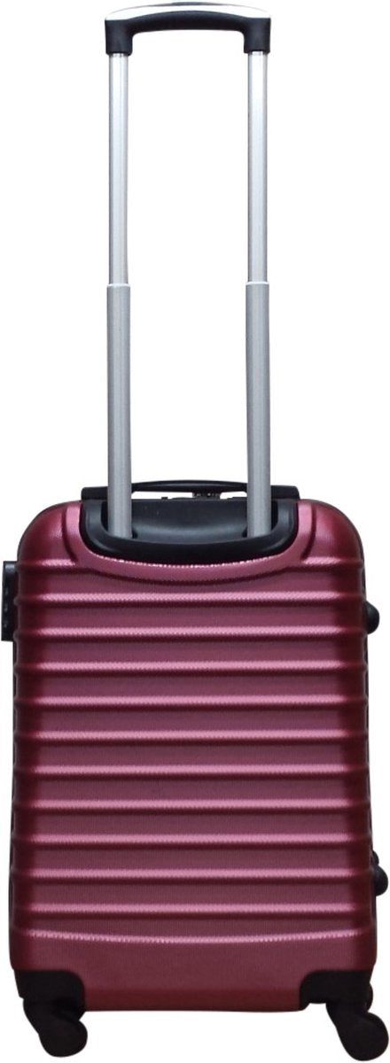 Quadrant 3-delige ABS Kofferset - 2 x handbagage koffer / 1 x grote koffer - Bordeaux
