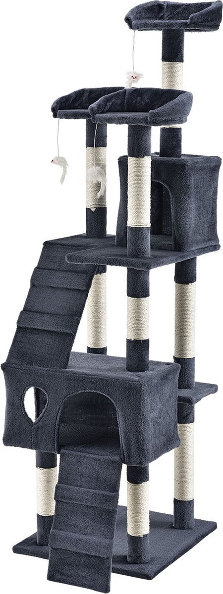 Cat Scratching Post - Amy - Dark Grey
