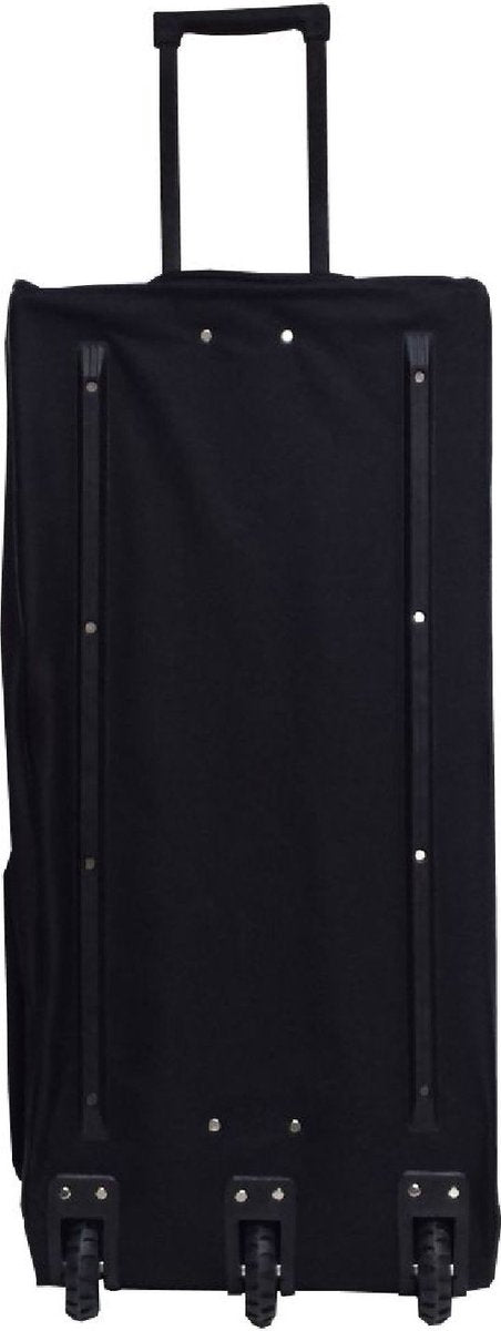 Amber XXL Wheel Bag / Travel Bag - With 3 Wheels | 90x41x45cm | Enormous Capacity 165 Liters | Large Weekend Bag | Trolley with Wheels | XL Wheel Bag - Black