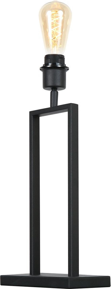 Table lamp black | 1-light | E27 fitting | modern / sleek design | for living room / office | suitable for LED lighting