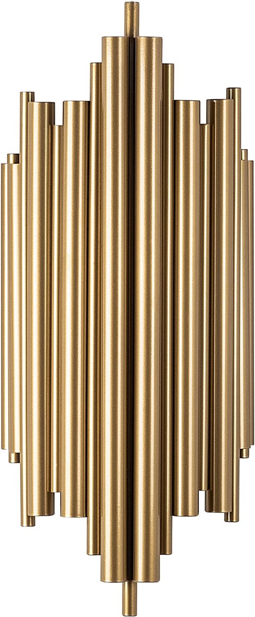 Lighting - Luciana Wall Lamp in Gold Metal - Dimensions 18x8x40cm - Stylish Lighting for Any Interior