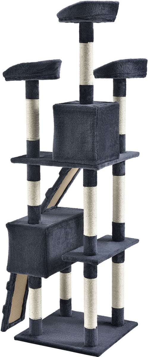 Cat Scratching Post - Amy - Dark Grey