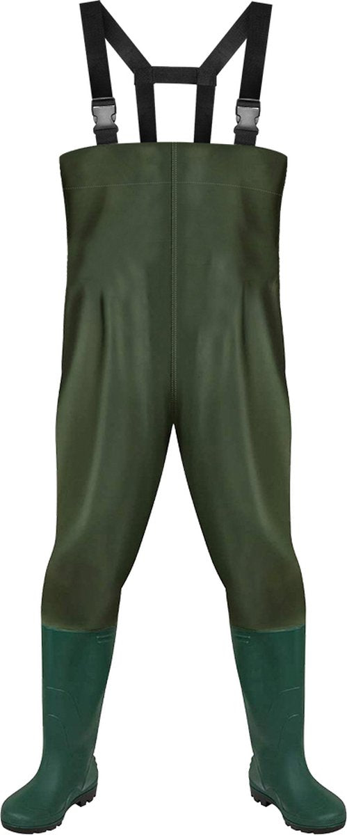 Wading suit - Wading pants - Fishing suit - Rain suit - 100% Waterproof - Shoe size 44/45 XL