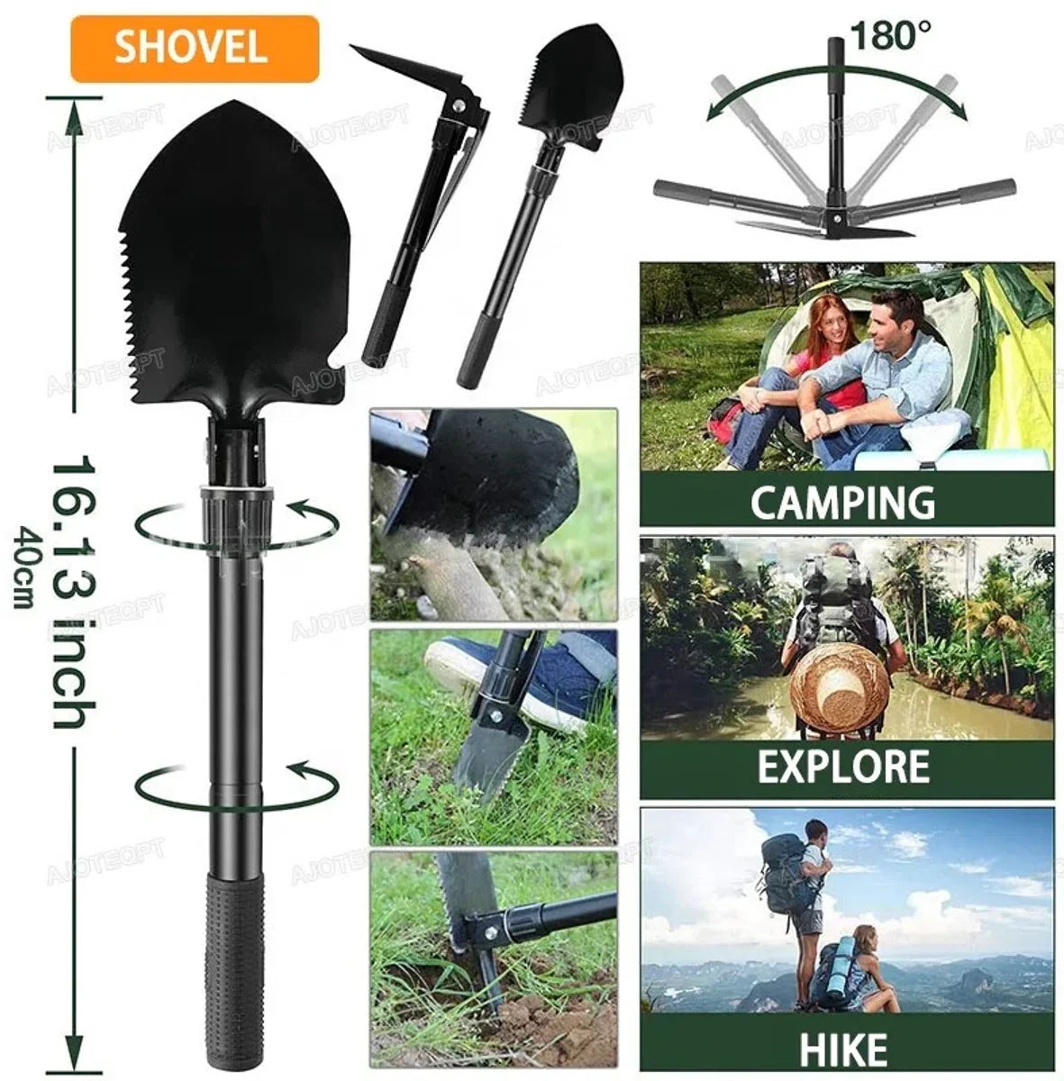 Noodpakket - Survival kit - Overlevingspakket - Outdoor kit - EHBO-kit - Kampeeruitrusting - Survivalset