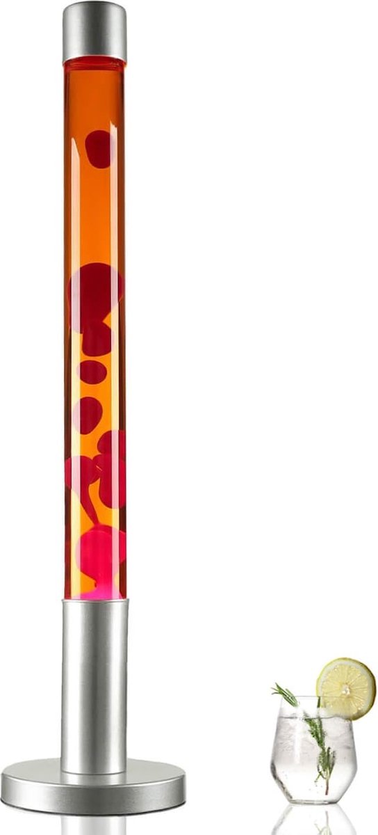Lavalamp - Rood & Oranje - 76 cm - Lavalamp - Lavalampen