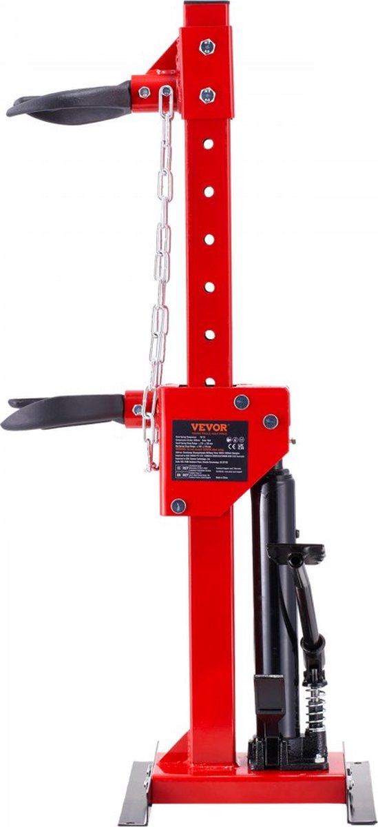 4,5 ton hydraulische autoveerspanner 1 ton nominale drukkracht veerpootspanner 11-13 cm en 14-17 cm veervergrendeling veerpootspanner met lekvrije hydraulische pomp