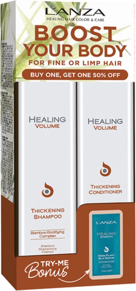 L'ANZA - Healing Volume Shampoo & Conditioner Duoset
