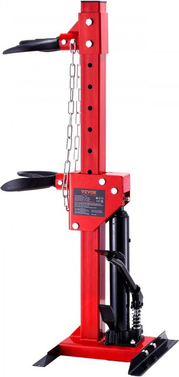 4,5 ton hydraulische autoveerspanner 1 ton nominale drukkracht veerpootspanner 11-13 cm en 14-17 cm veervergrendeling veerpootspanner met lekvrije hydraulische pomp