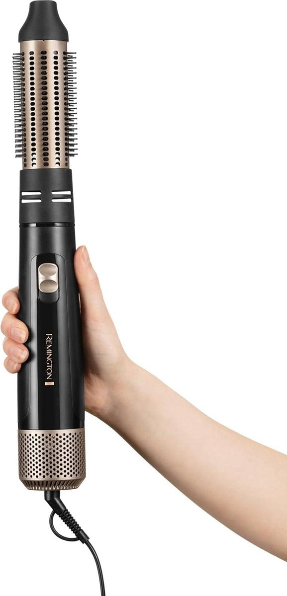 Föhnborstel 4 opzetstukken - 38mm - 50mm - Stijlborstel - Blaasmond - Voor föhnen & stylen - Heteluchtborstel en krultang - Halflang tot lang haar - 1000 Watt - Blow Dry & Style AS7500
