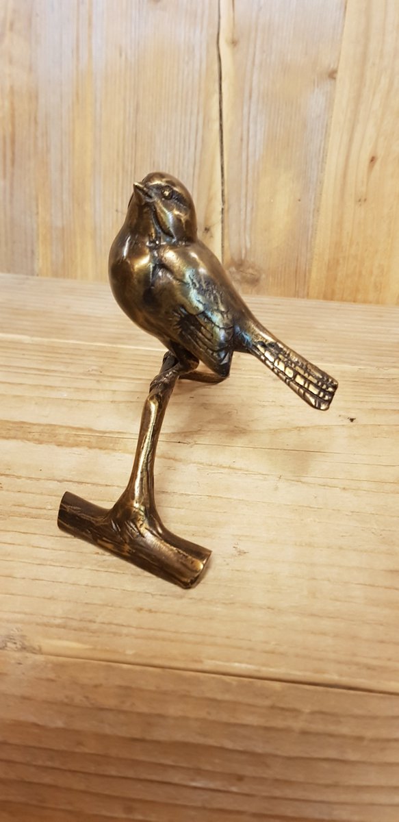 Bronzen Mus Op Tak | Bronzen Beelden | Bronzen Dierenbeelden | 1 Jaar Garantie