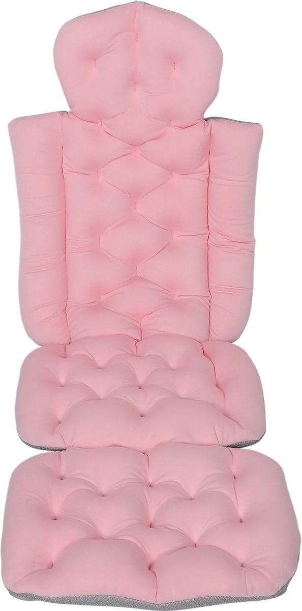 Luxe Badkussen - Roze - Antislip Spa Hoofdsteun Kussen Rugondersteuning - Baden - Waterdicht Babykussen - Biomateriaal