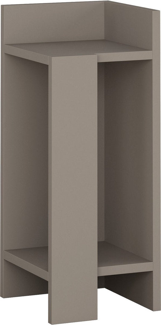 Nachtkastje Rechts - Mokka Stijl - 25x60x27cm - Melamine Afwerking